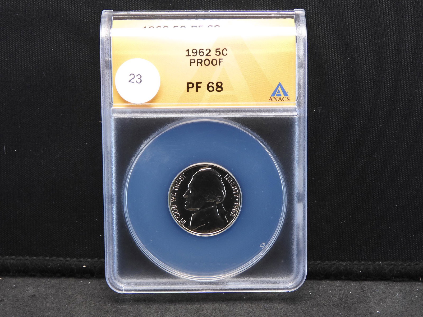 1962 Jefferson Nickel.  Slabbed by NGC (Top tier (1 of 4)