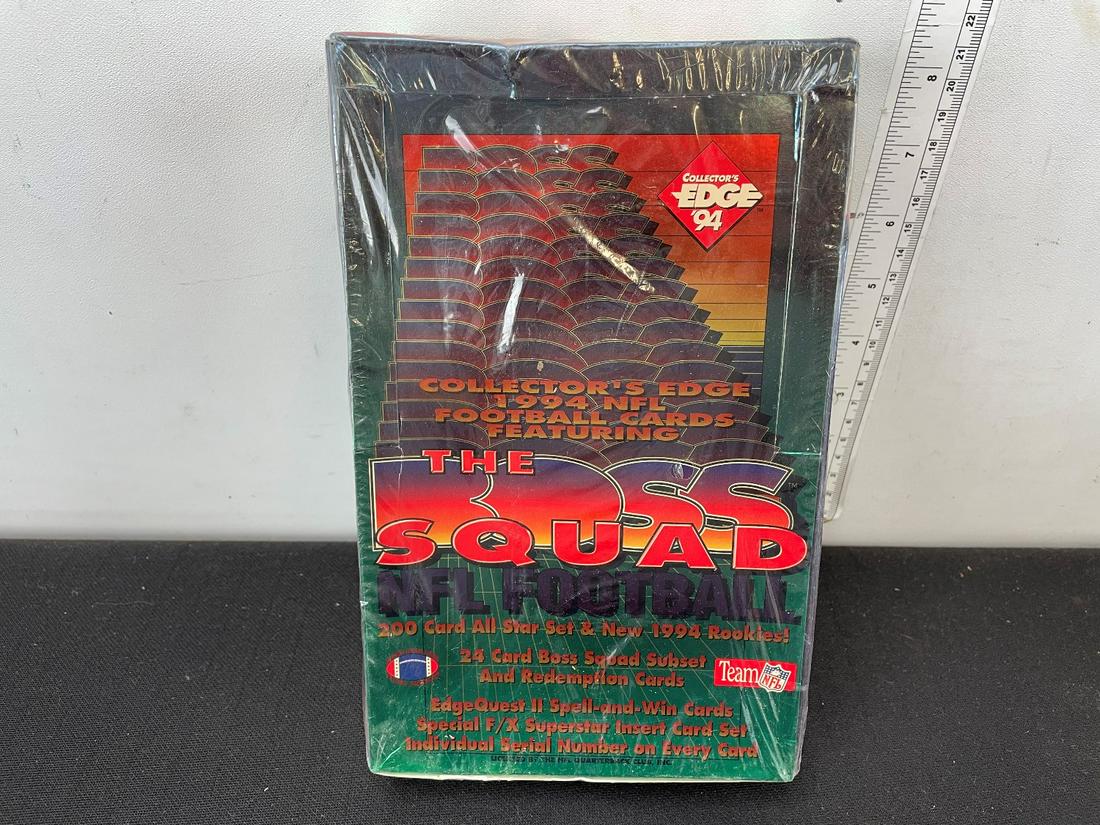 1994 Collector's Edge The Boss Squad Football Unopened: 1994 Collector's Edge The Boss Squad Football Unopened Box