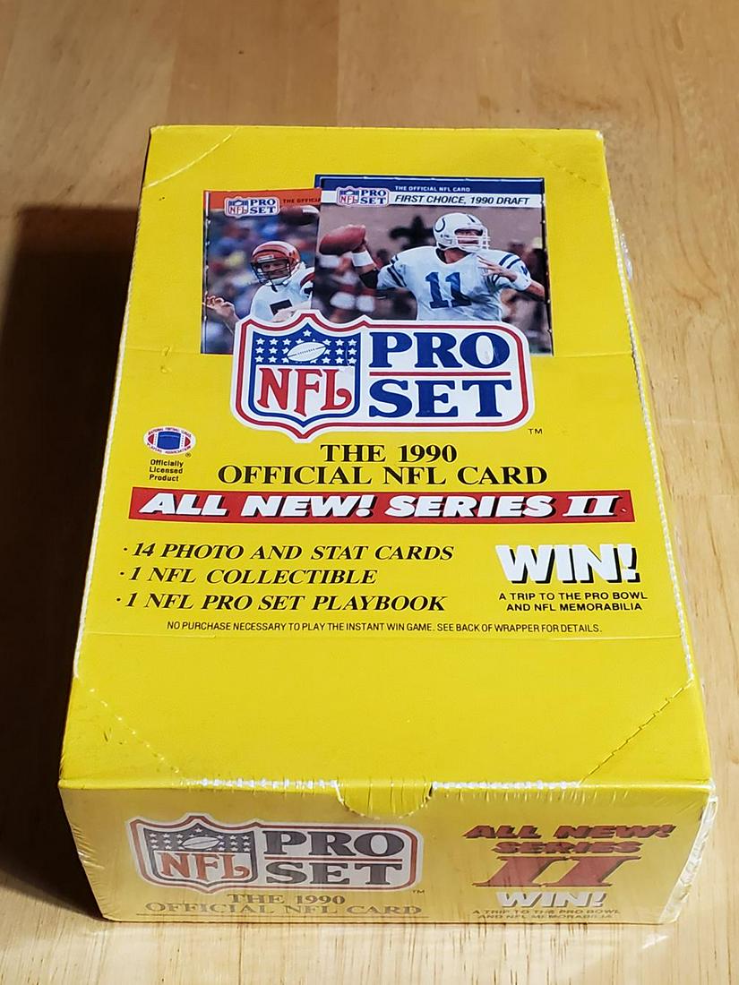1990 Pro Set NFL Series II Sealed Wax Box (1 of 1)