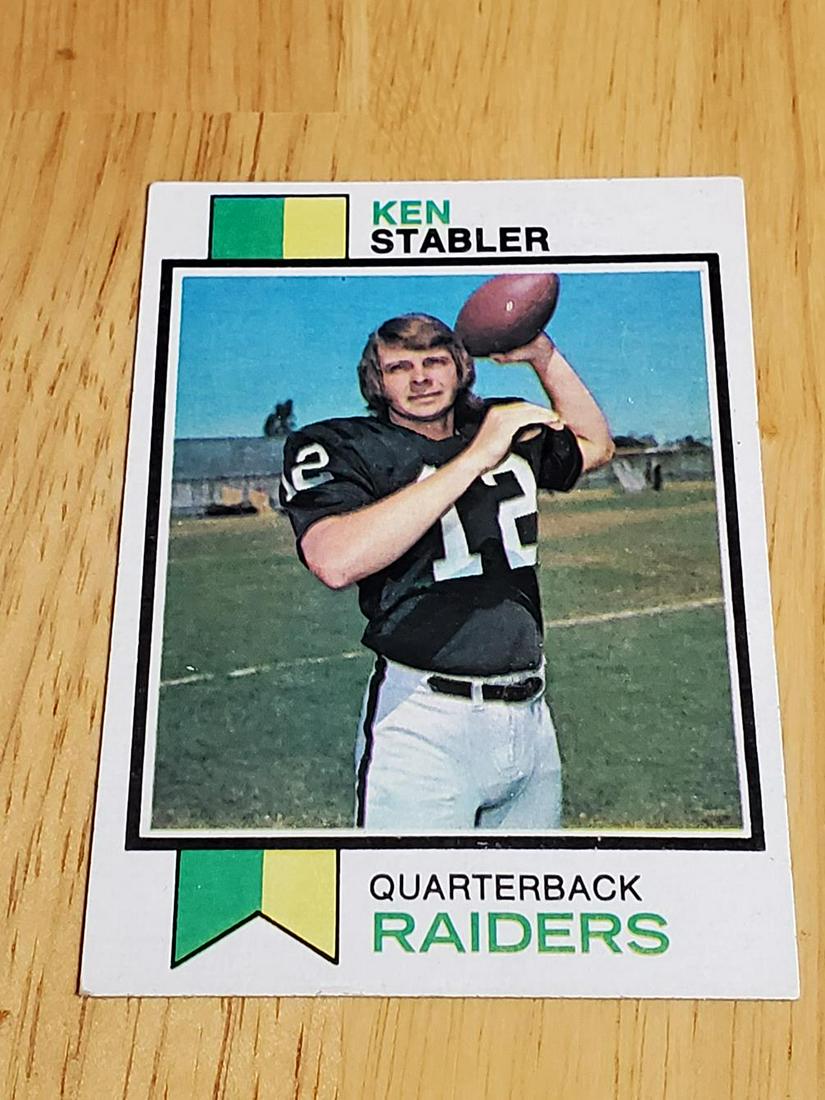 1973 Topps Football Ken Stabler Rookie Card #487 (1 of 2)