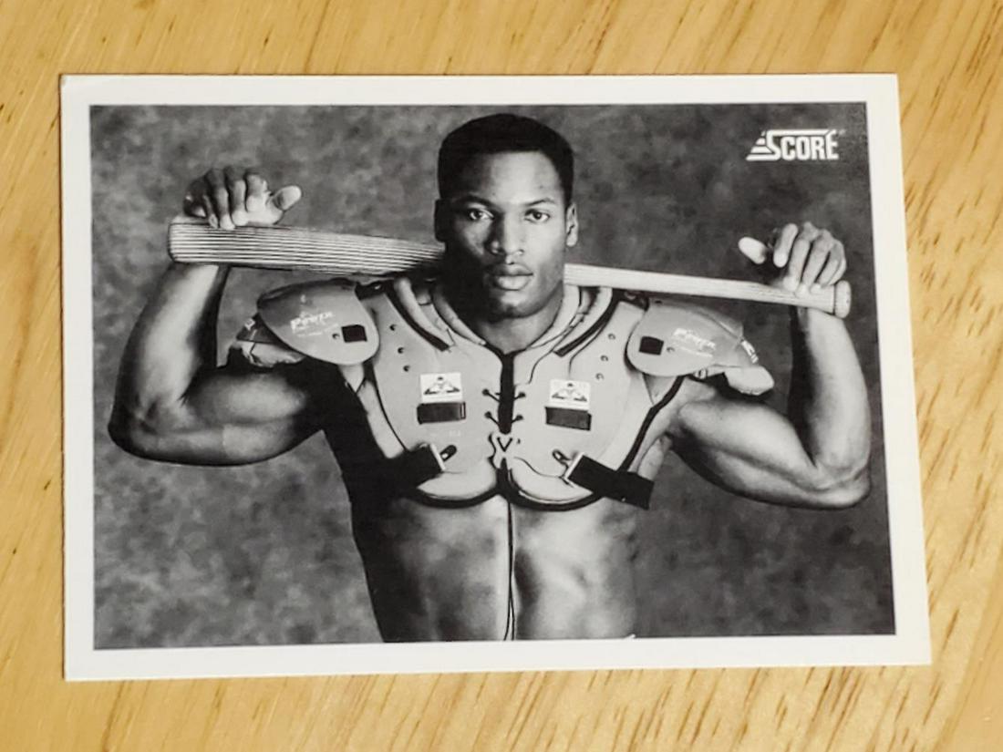1990 Score Baseball Bo Jackson Bat w/ Pads - HOT CARD (1 of 2)