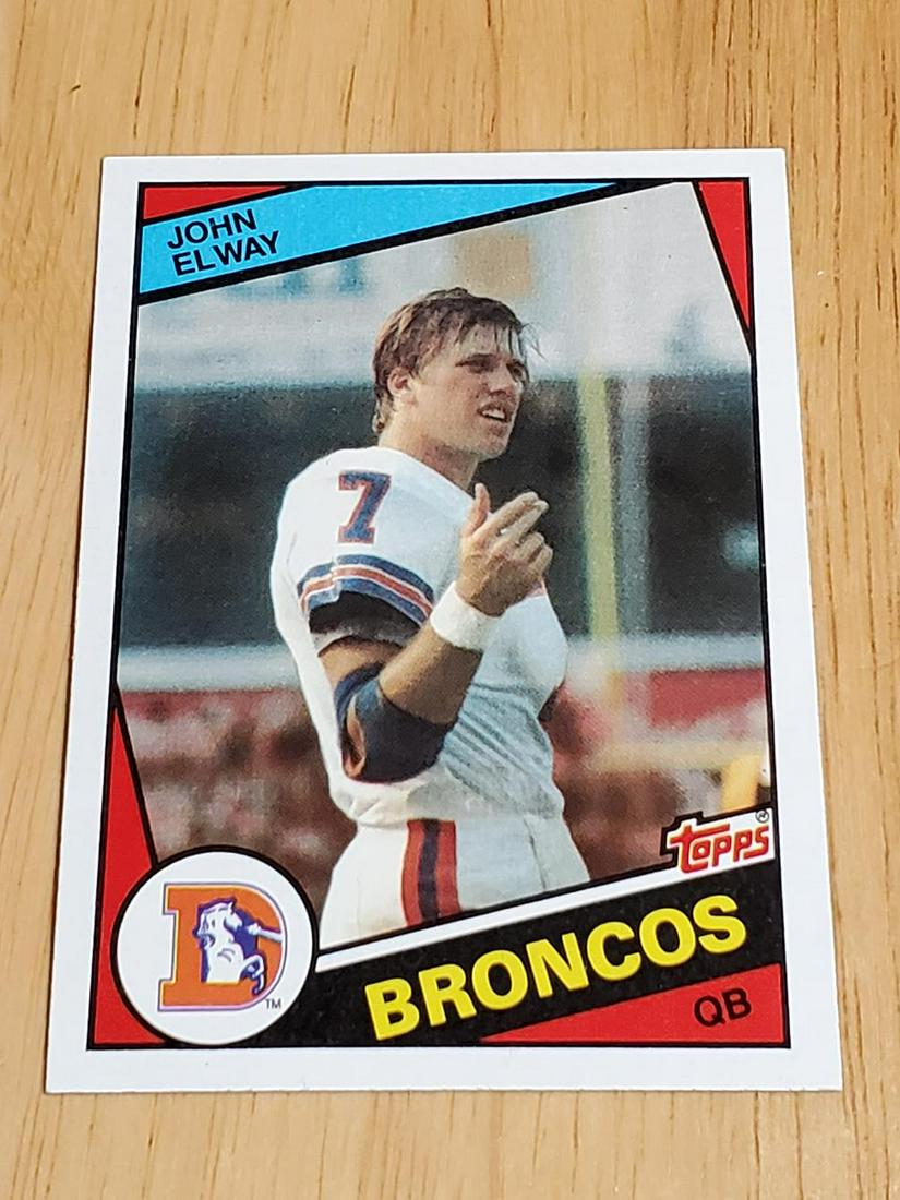 1984 Topps Football #63 John Elway Rookie (1 of 2)