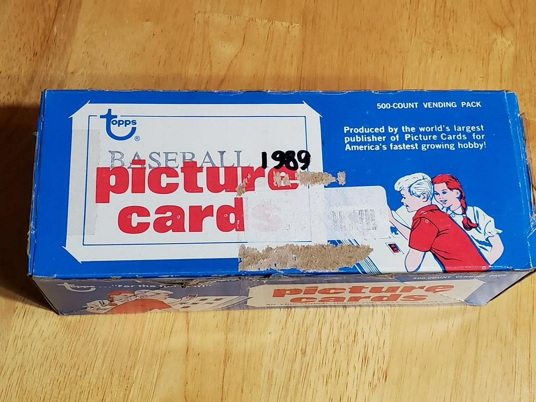 1989 Topps Baseball Vending Box (1 of 2)
