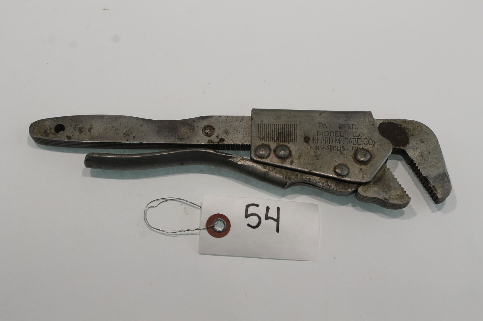 Reinhard Quick Adj. Pipe & Nut Wr. Model -10 Reinhard (1 of 3)