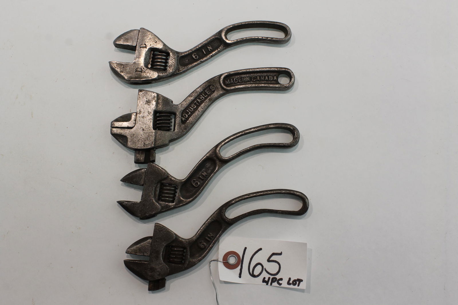4pc Lot: Screw Adj. Nut Wr. with curved handle: OT (1 of 4)