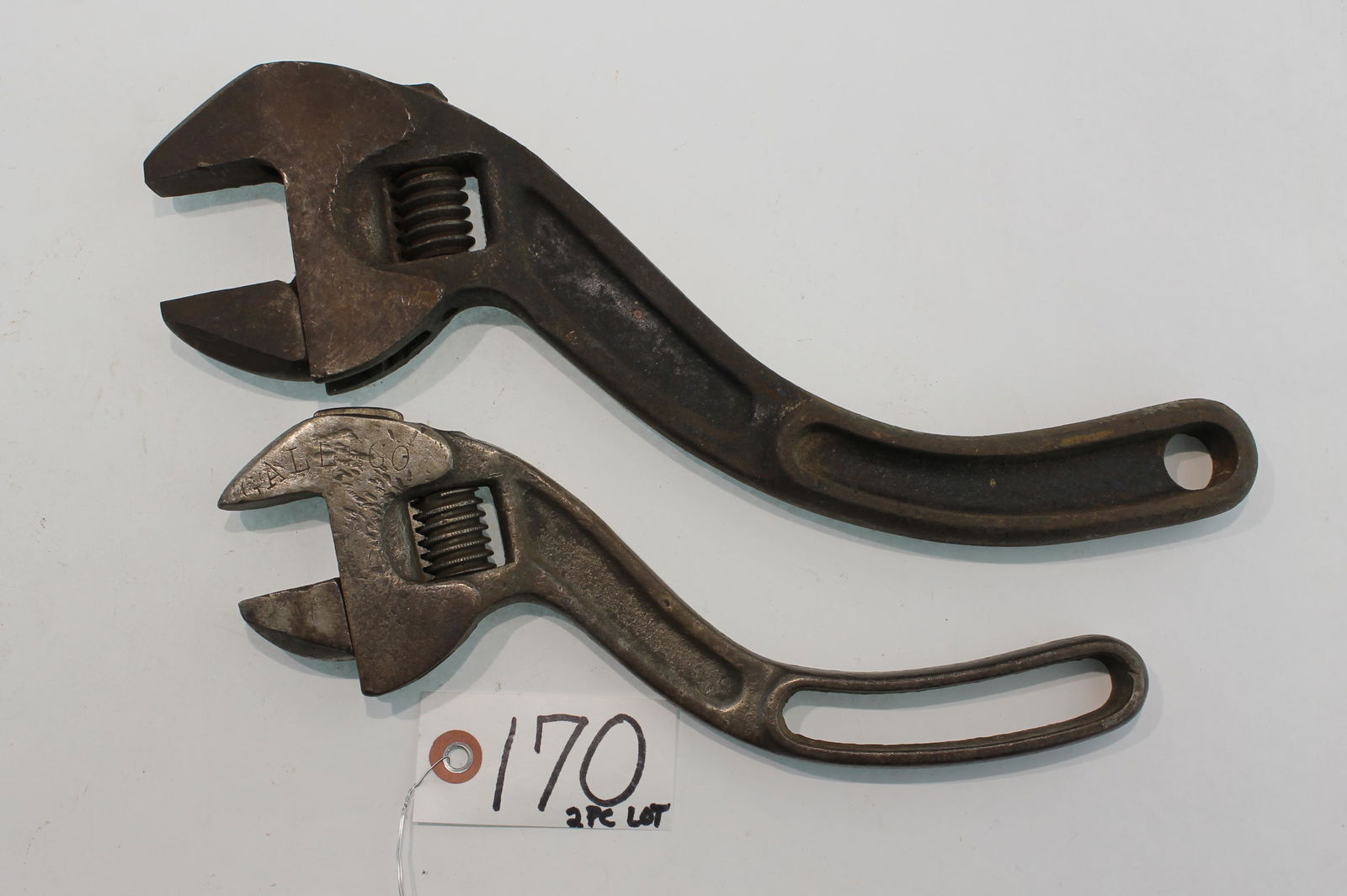 2pc Lot: Erie Screw Adj. Nut Wr. with curved cut-out (1 of 2)