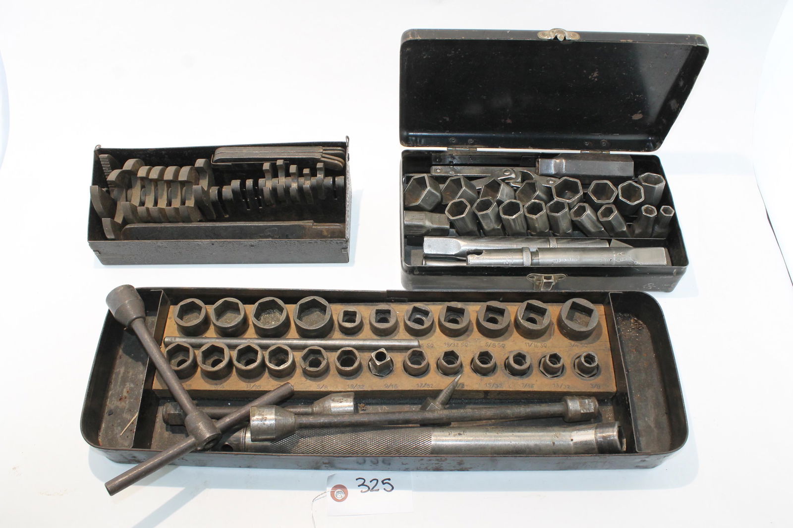 3 Set Lot: Peerless XCEL snap-on interchageable open: 3 Set Lot: Peerless XCEL snap-on interchageable open end wrencehs Park Metalware Co. Inc.