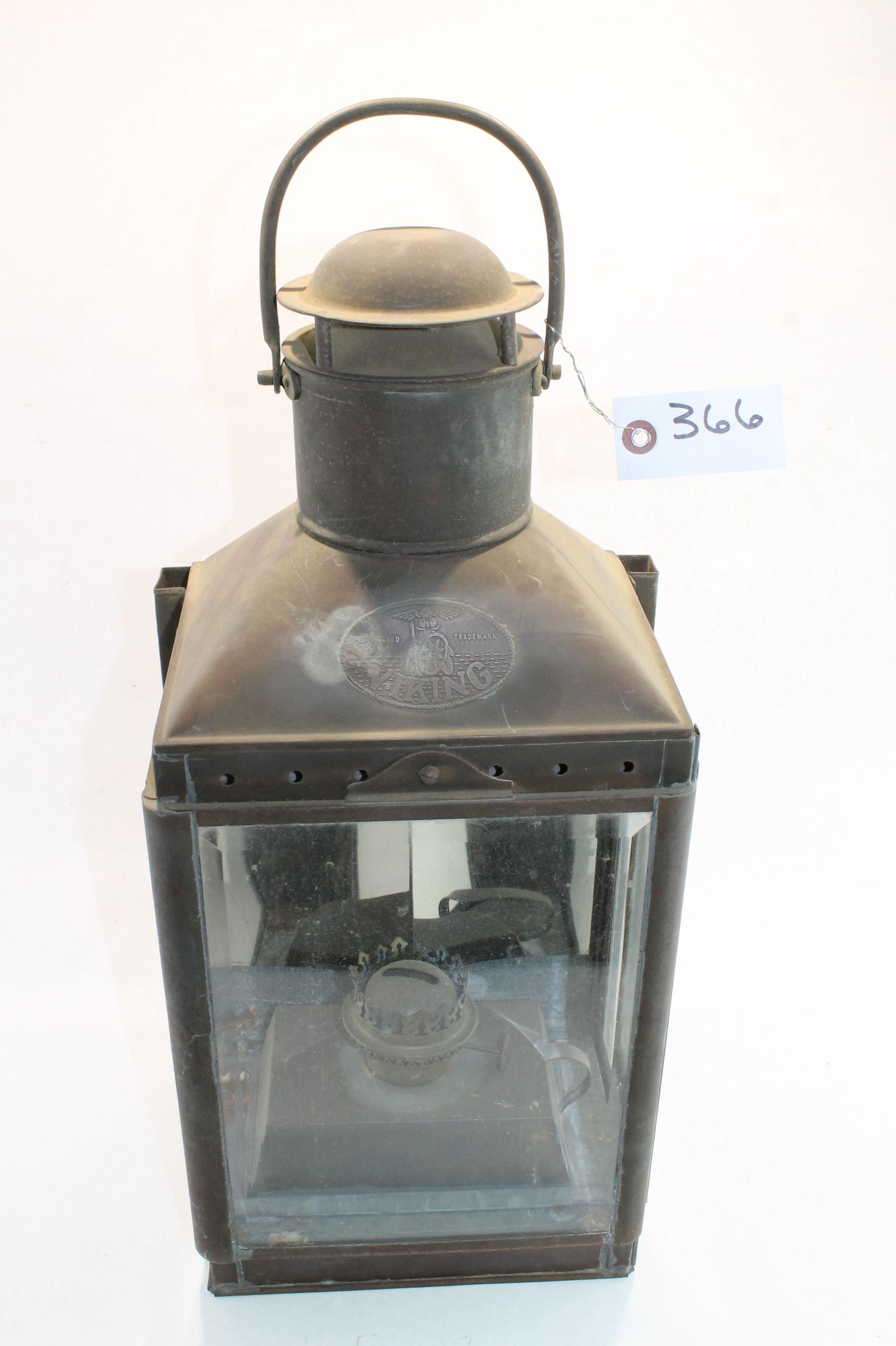 Solid Brass Kerosene-Oil Fired Coach Lantern By (1 of 5)