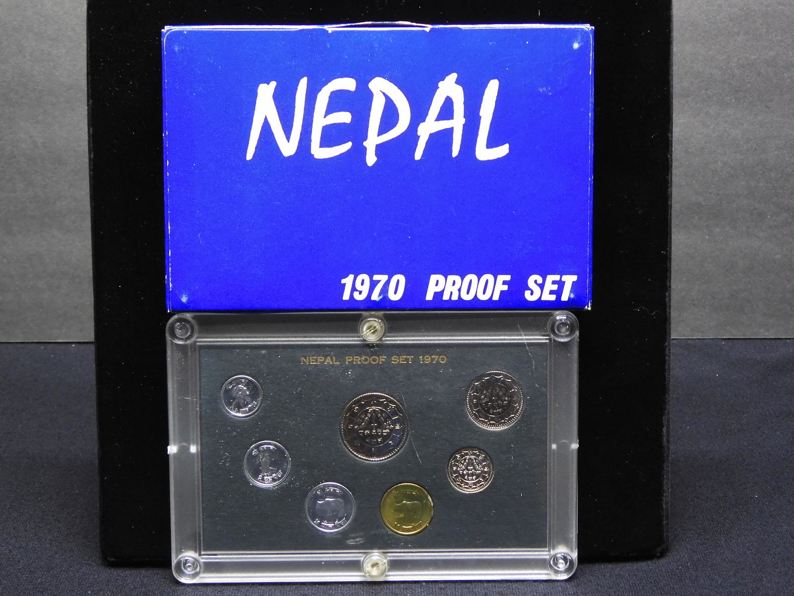 1970 Nepal Proof Set Complete in OGP (1 of 3)
