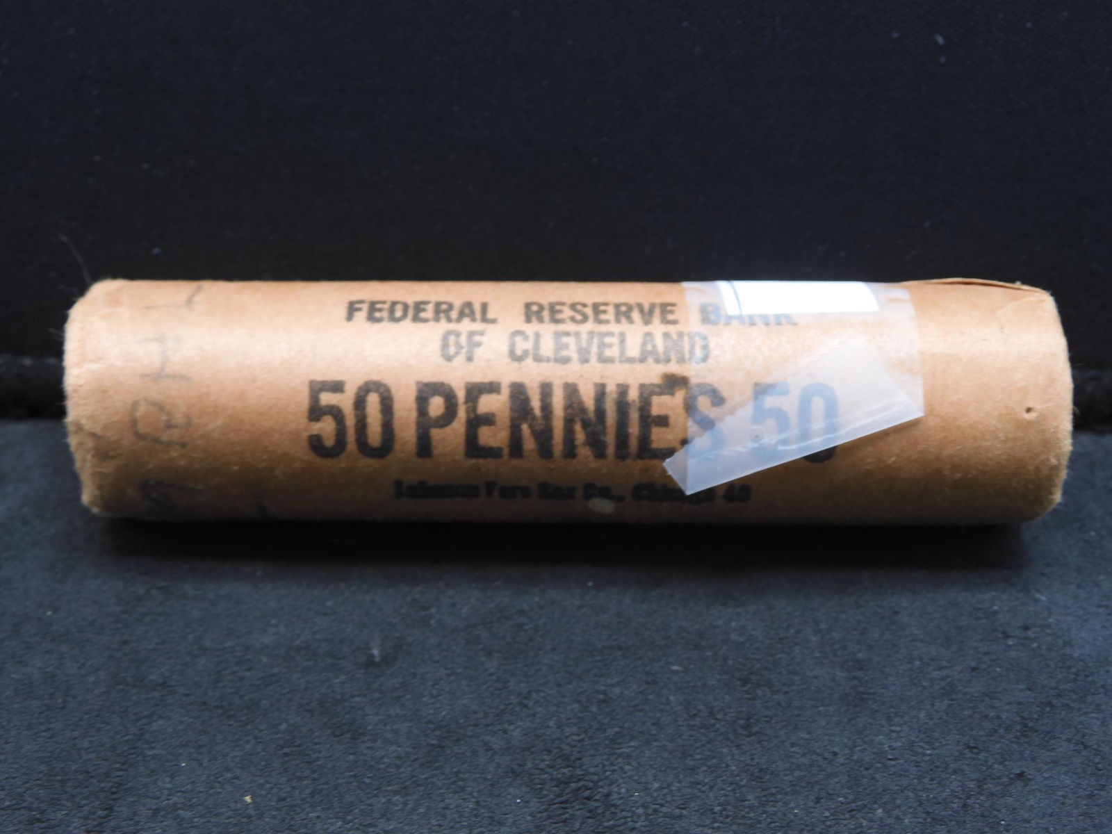 Bank Wrapped Roll of 1964-P Lincoln Cents (1 of 4)