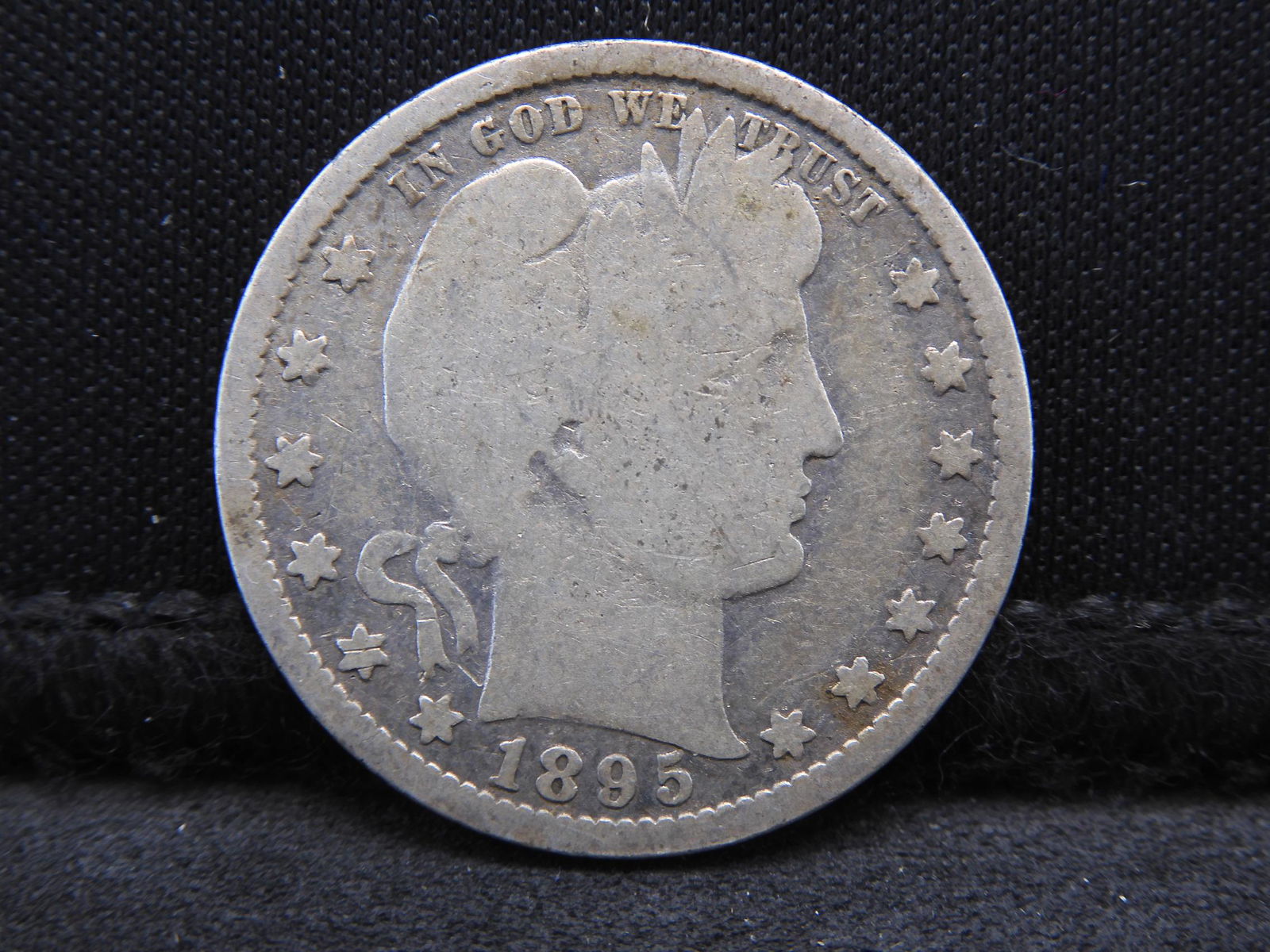 1895 Barber Quarter.  Nice Good/VG (1 of 2)