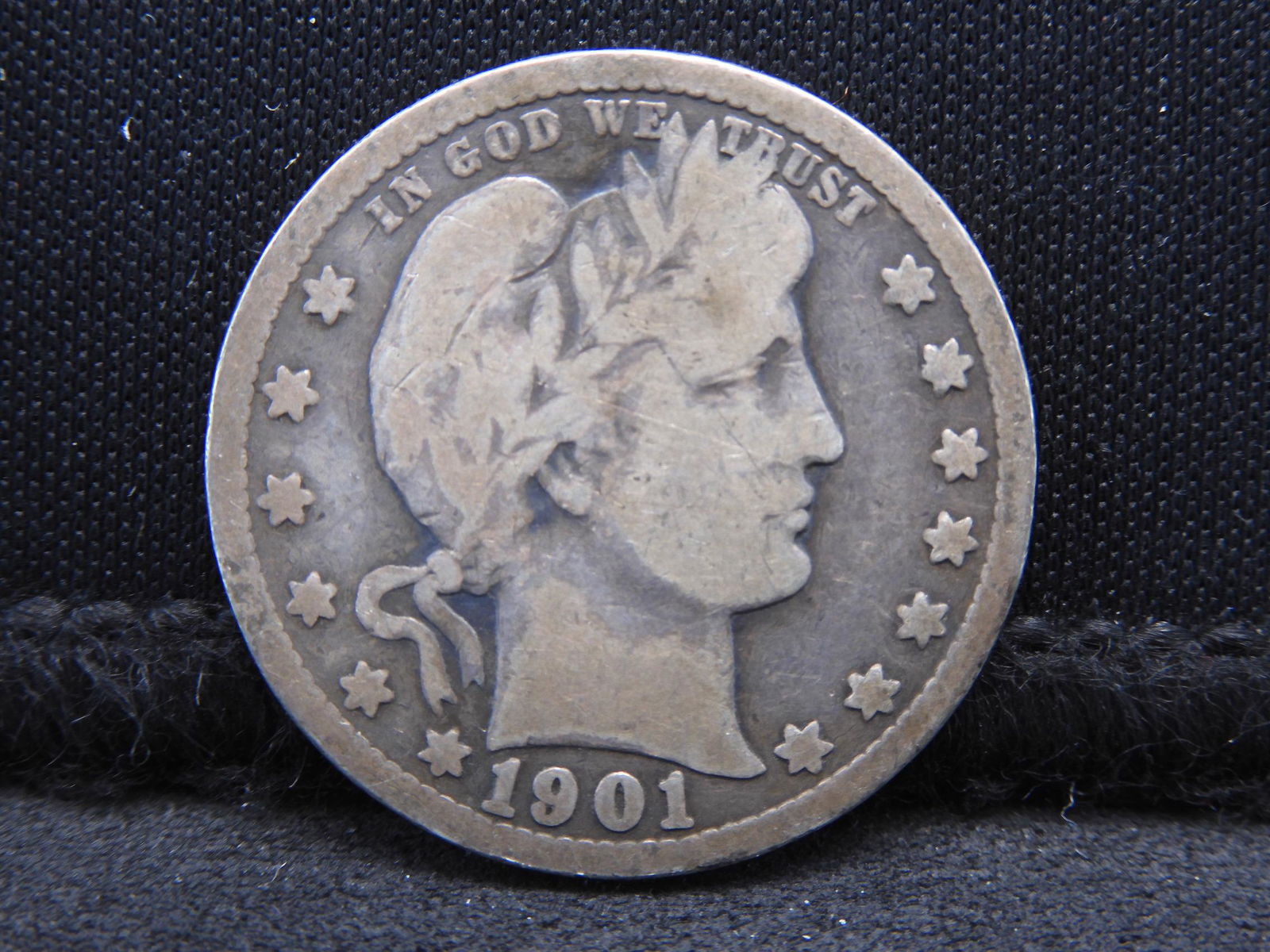 1901 Barber Quarter.  Nice Good/VG (1 of 2)