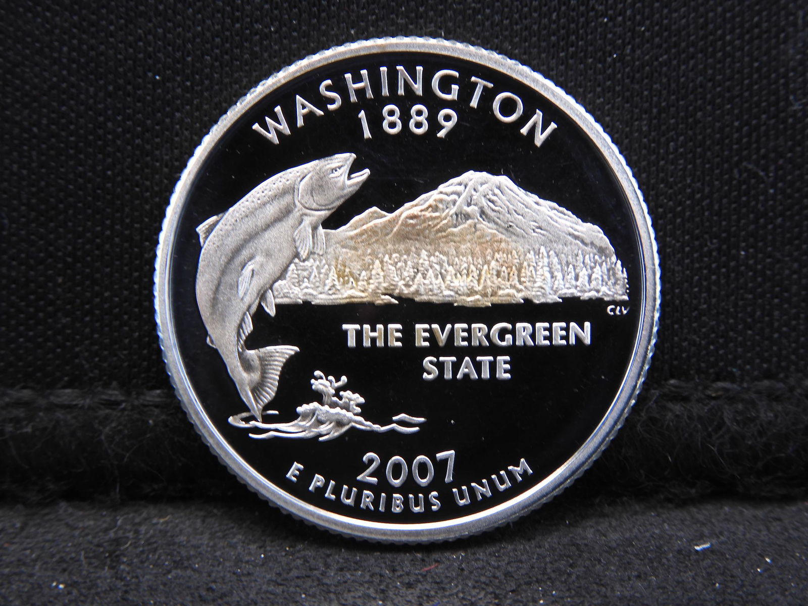 2007-S PROOF SILVER Washington Quarter (1 of 2)