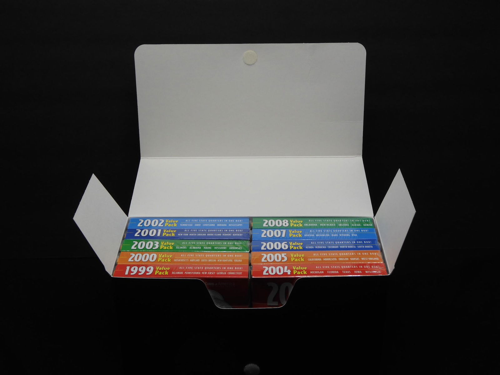 1999-2008-P&D Complete State Quarter 100-Coin Set. (1 of 6)