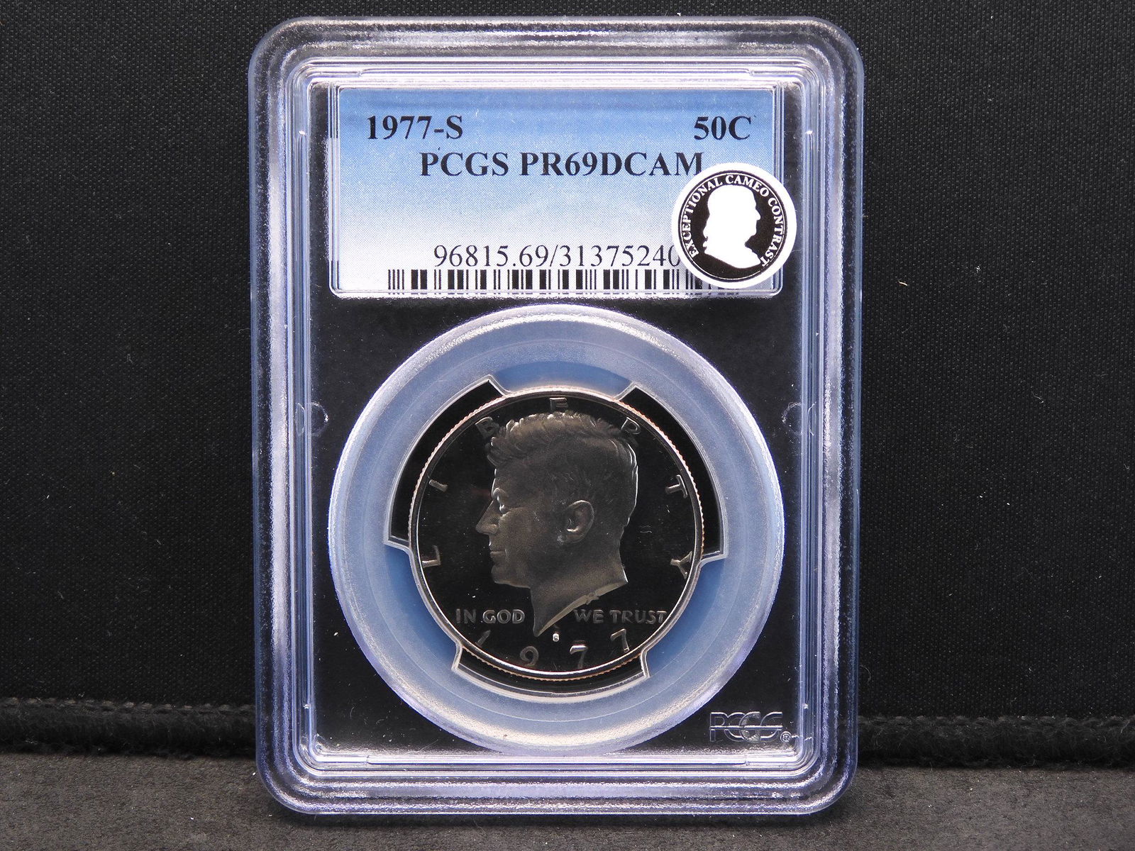 1977 S PROOF Kennedy Half-Dollar.  PCGS PR69 DCAM (1 of 4)