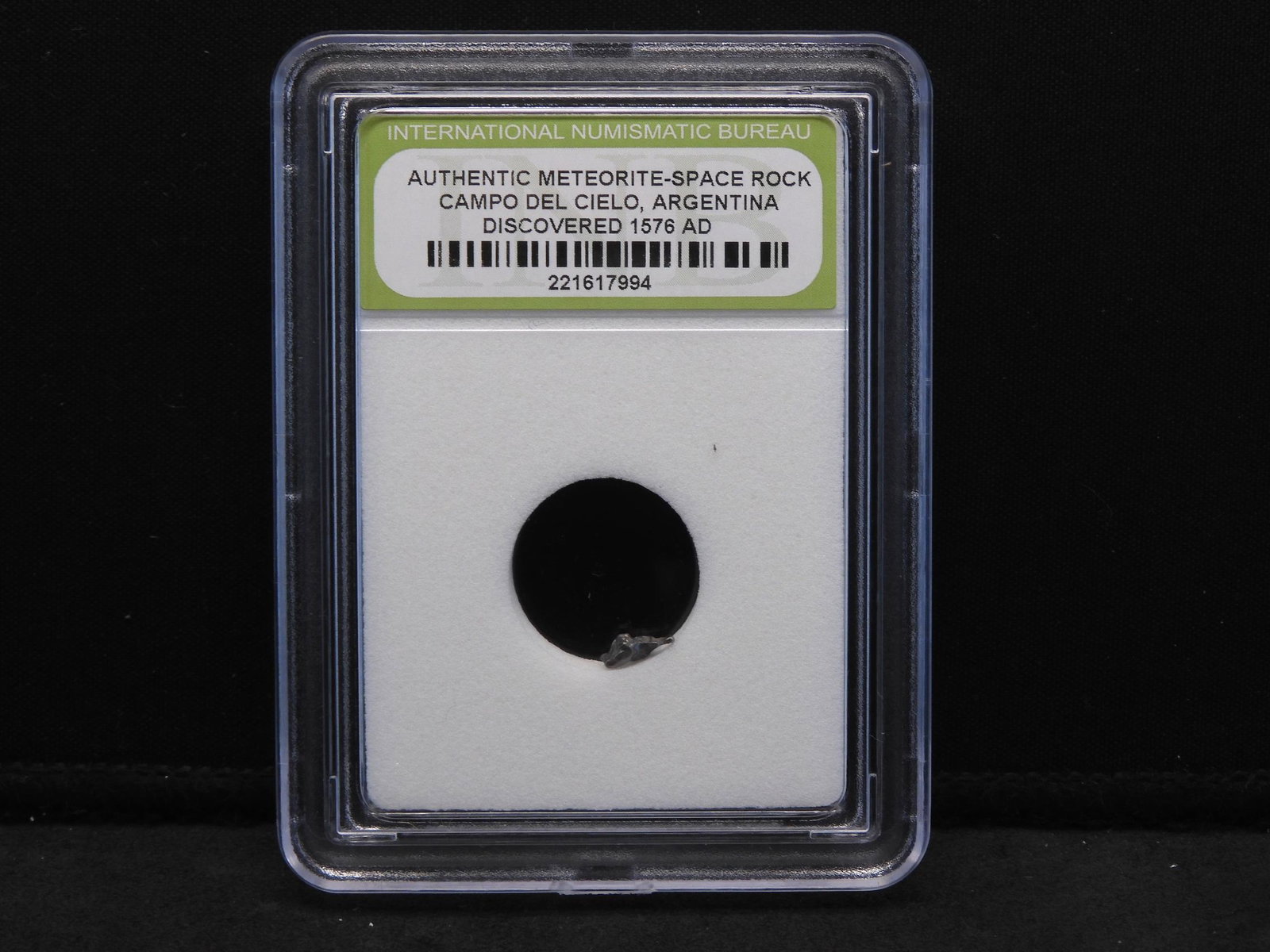 Authentic Meteorite Discovered in Argentina c. 1576: Authentic Meteorite Discovered in Argentina c. 1576