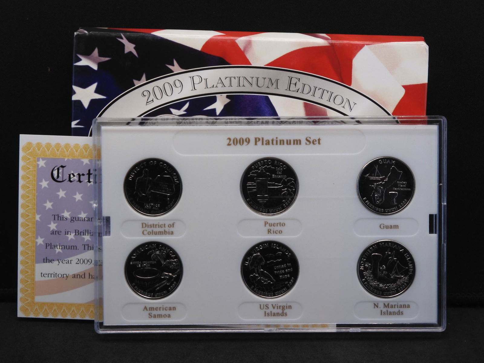 2009-P Platinum Mint Edition 6-Coin Quarters Set (1 of 4)