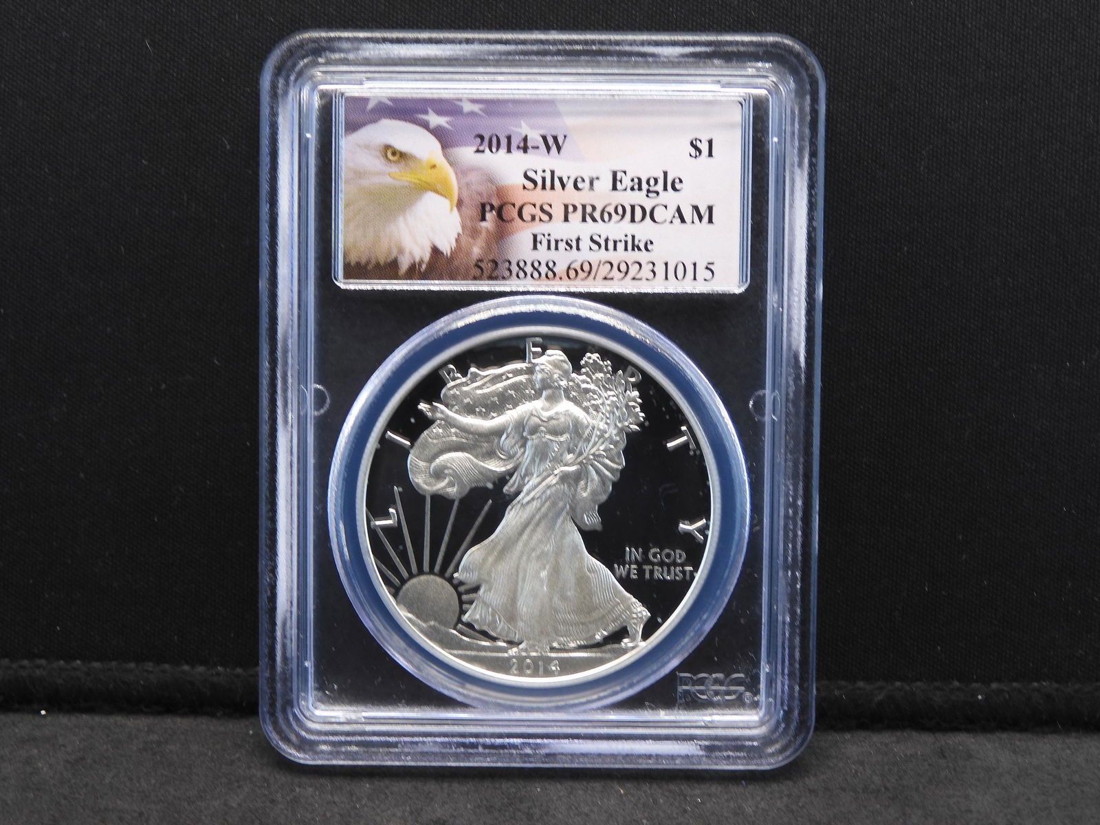 2014-W PROOF Silver Eagle.  PCGS PR69DCAM First Strike! (1 of 4)