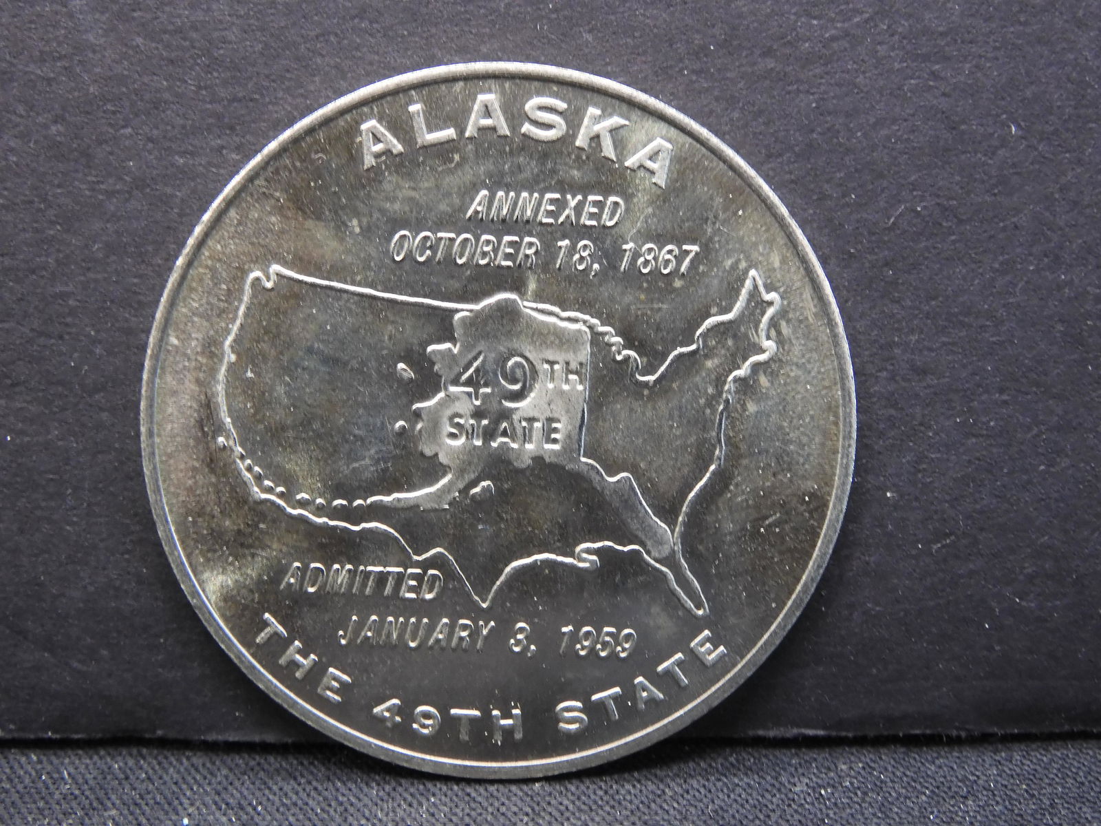 1959 Alaska state hood coin AU (1 of 2)