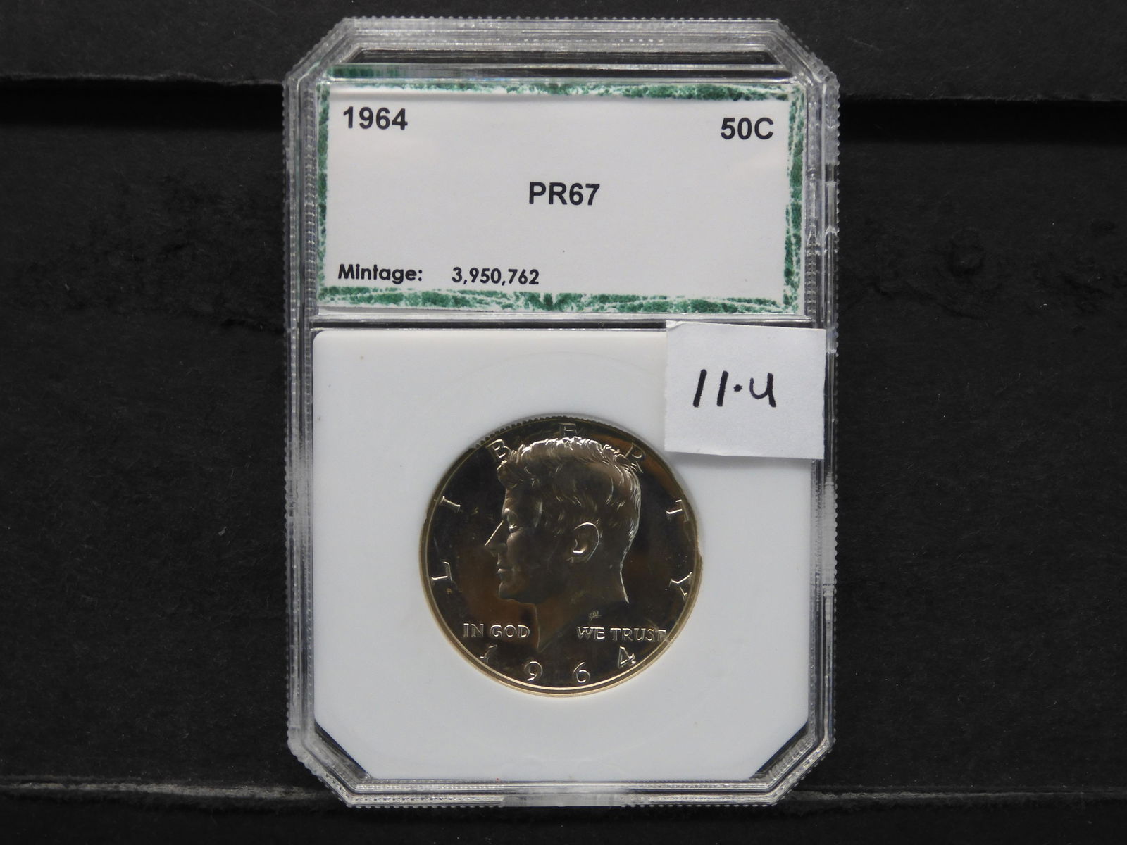 1964 Gem Proof PCI Certified PR67 Silver Kennedy Half (1 of 4)