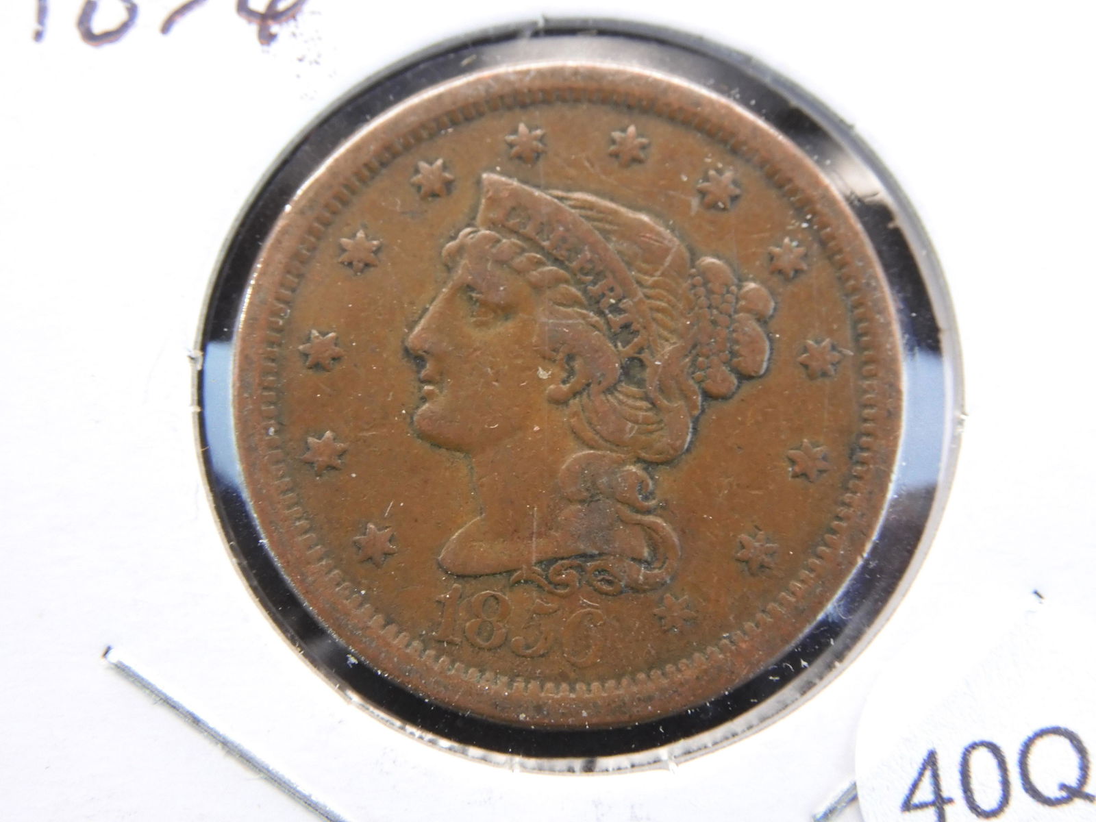 1856 Coronet Head US Large Cent (1 of 3)