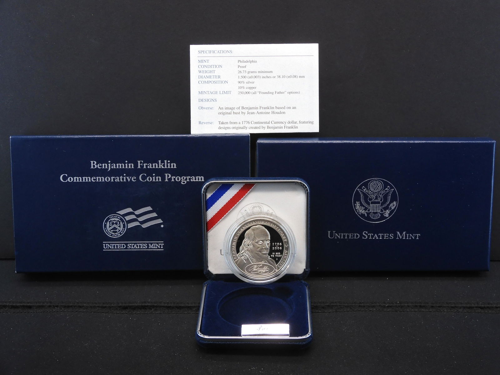 2006 P Benjamin Franklin Founding Father Proof BN3 (1 of 4)