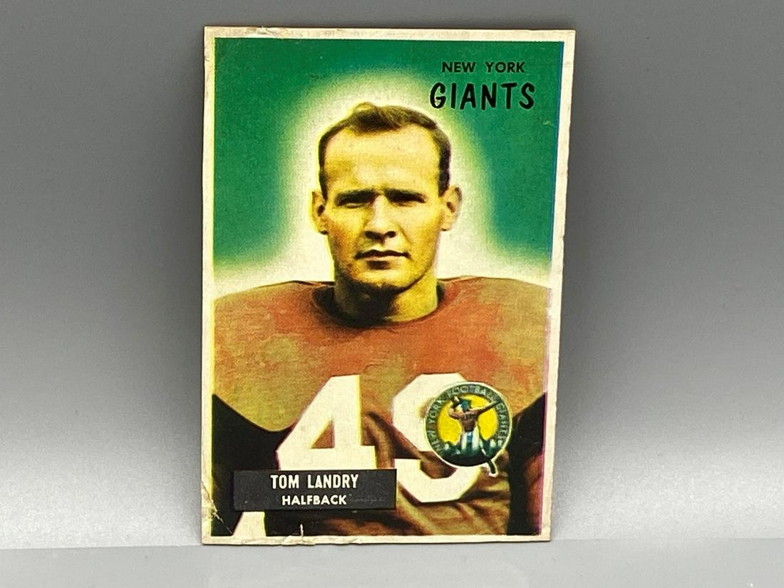 1955 Bowman Tom Landry #152 HOF (1 of 2)
