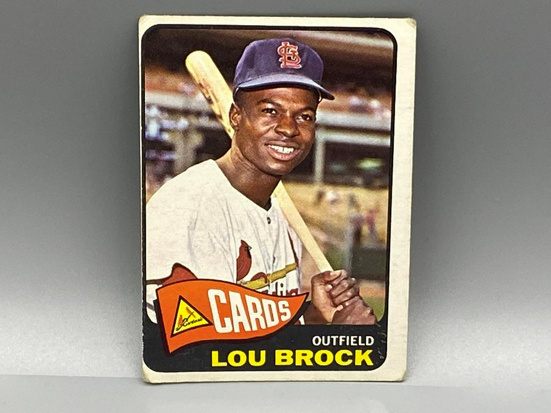1965 Topps Lou Brock #540 Short Print HOF: 1965 Topps Lou Brock #540 Short Print HOF