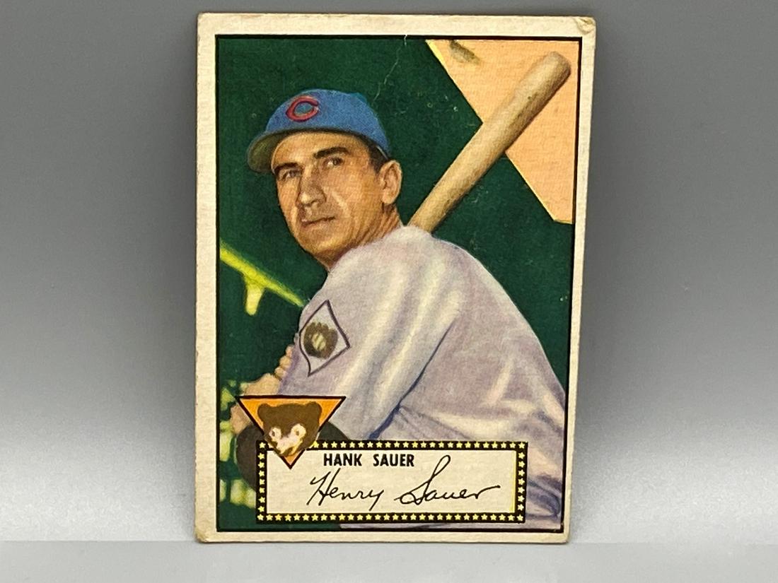 1952 Topps Hank Sauer #35 Tough Low Number (1 of 3)