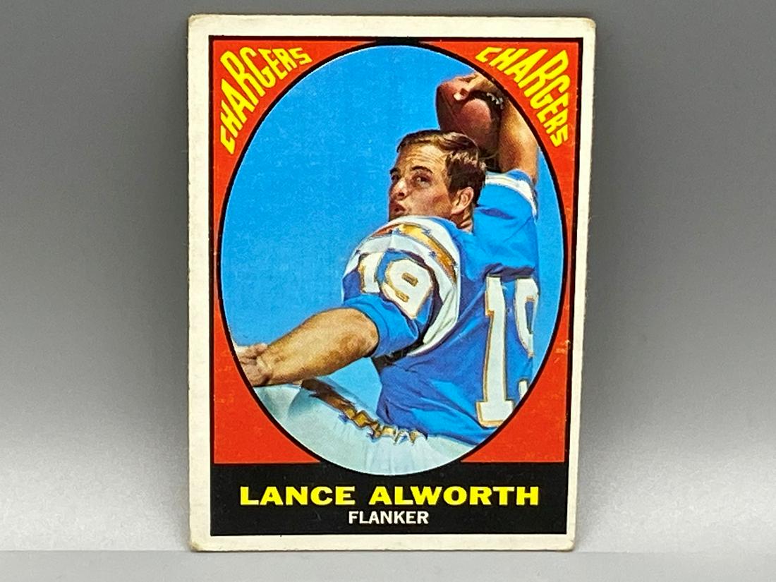 1967 Topps Lance Alworth #123 HOF: 1967 Topps Lance Alworth #123 HOF