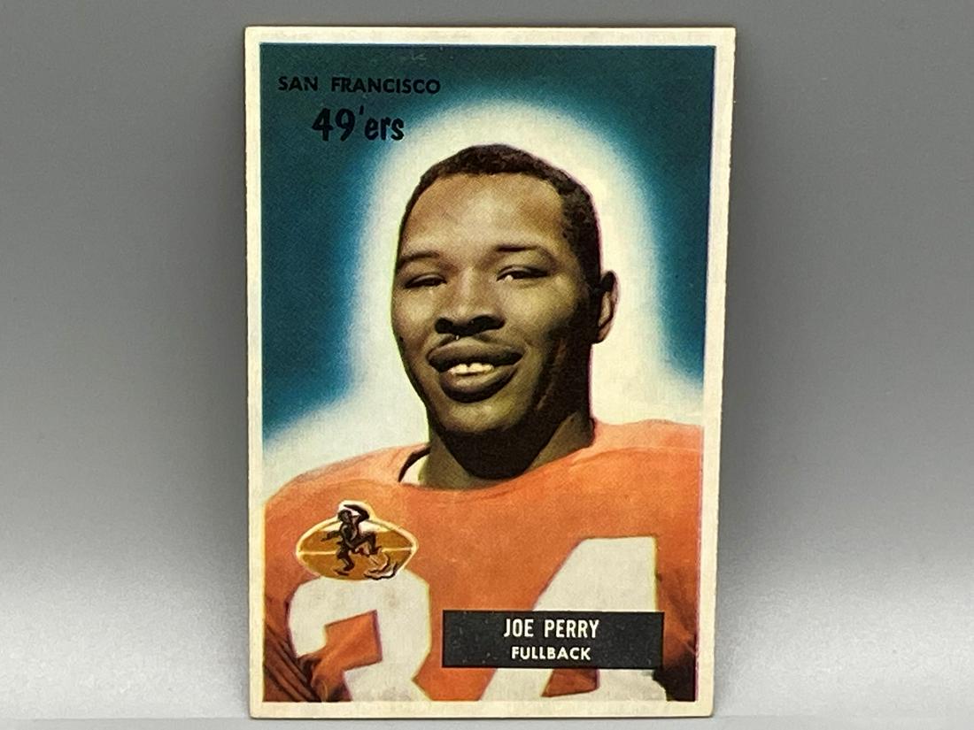 1955 Bowman Joe Perry #44 HOF: 1955 Bowman Joe Perry #44 HOF