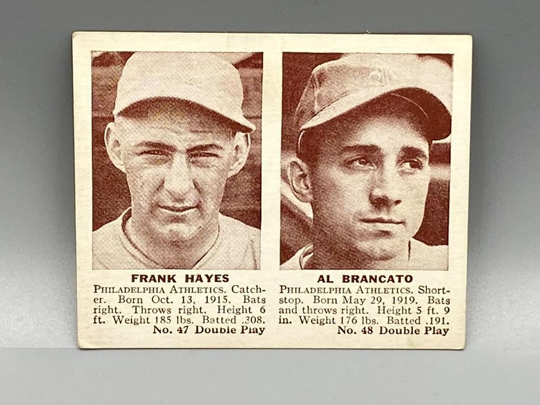 1941 Double Play Frank Hayes/Al Brancato (1 of 2)