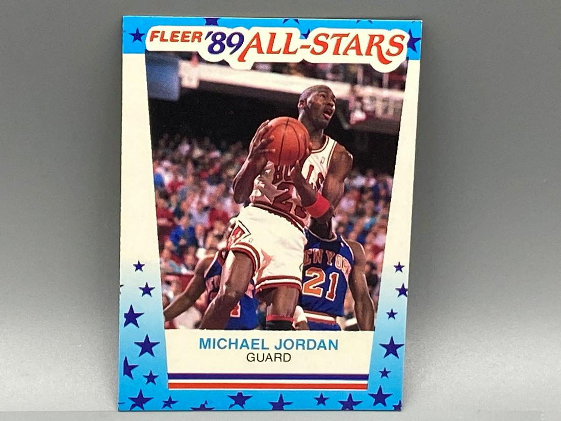 1989 Fleer Sticker Michael Jordan #3 (1 of 2)