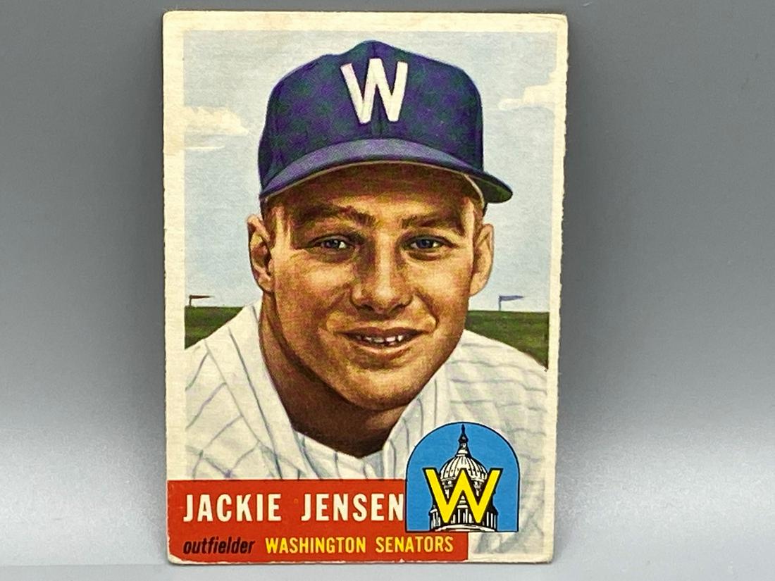 1953 Topps Jackie Jensen #265 Short Print High Number (1 of 2)