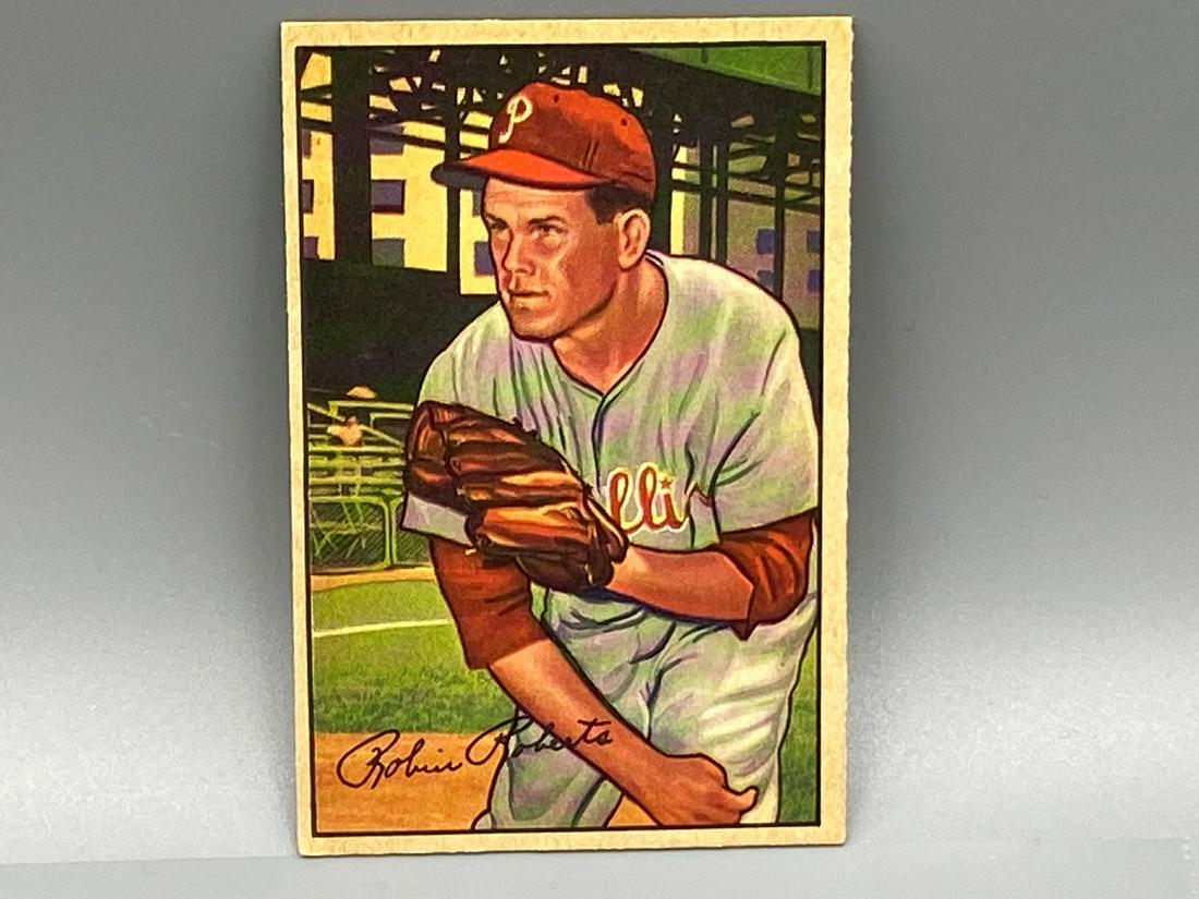 1952 Bowman Robin Roberts #4 HOF (1 of 2)