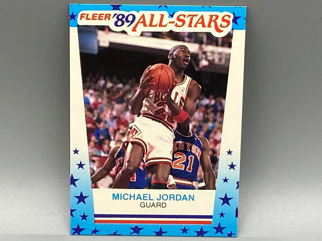 1989 Fleer Sticker Michael Jordan #3 (1 of 2)