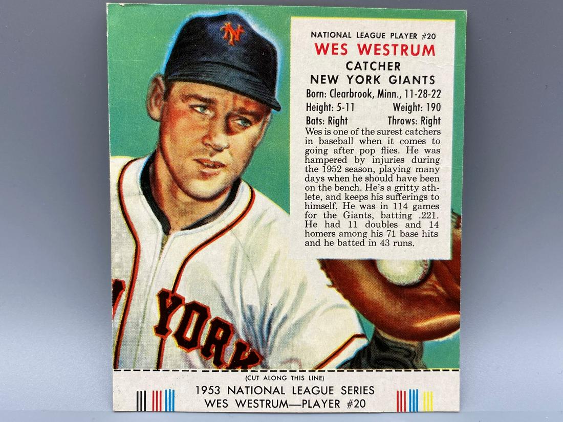 1953 Red Man Wes Westrum (1 of 2)