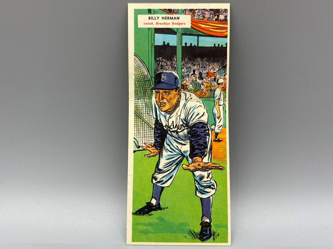 1955 Topps Double Header Billy Herman/ Sandy Amoros HOF (1 of 2)