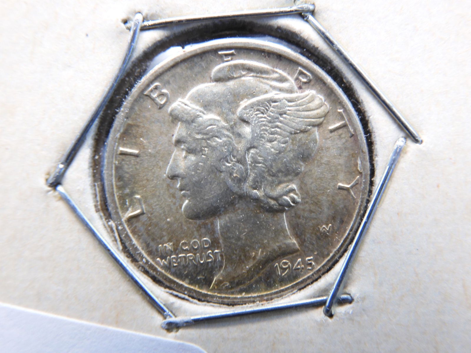 1945 D Mercury Dime BU (1 of 3)