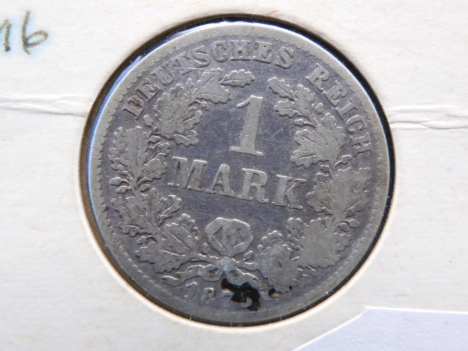 1875 Silver 1 Mark Germany (1 of 3)