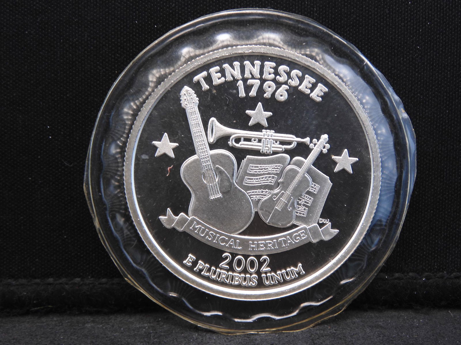 2002 Tennessee  .999 Fine Silver One Troy Ounce (1 of 2)