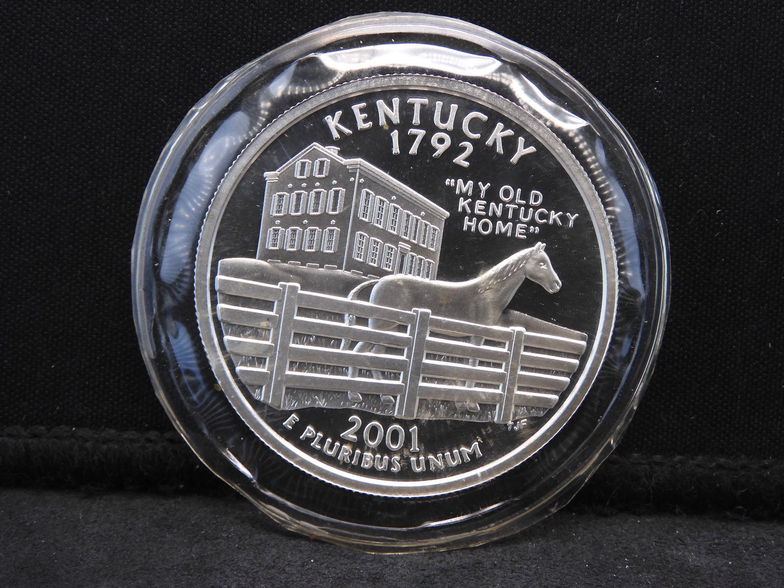 2001 Kentucky  .999 Fine Silver One Troy Ounce (1 of 2)