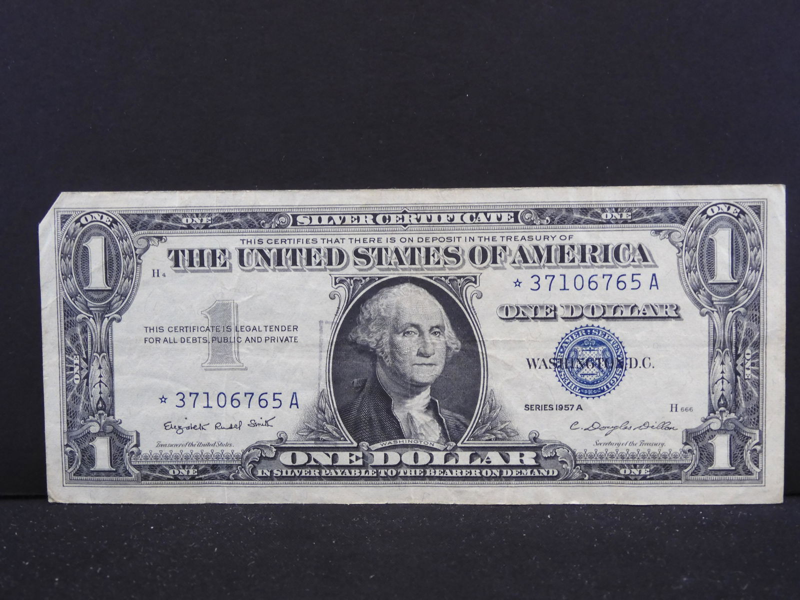 Series 1957-A U.S. $1.00 Silver Certificate - Star (1 of 3)