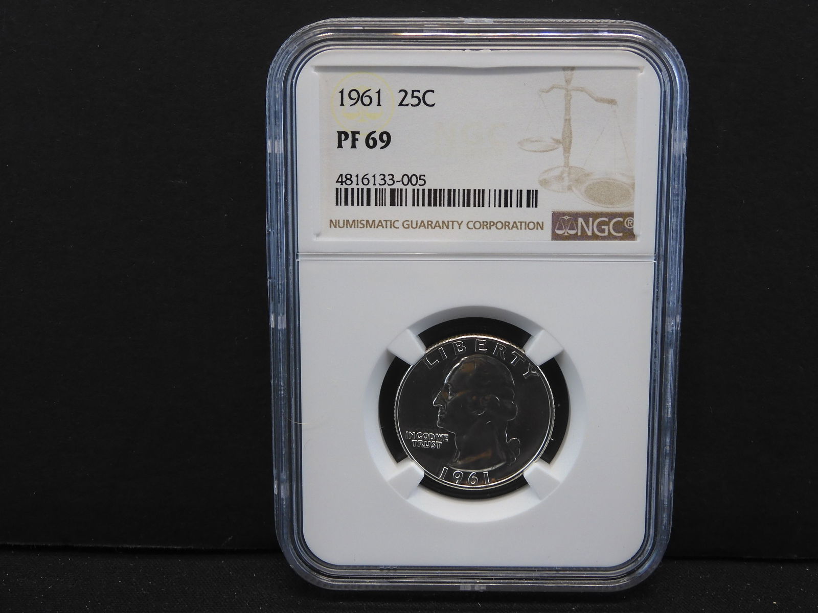 1961 NGC PF69 Washington Silver Quarter (1 of 4)