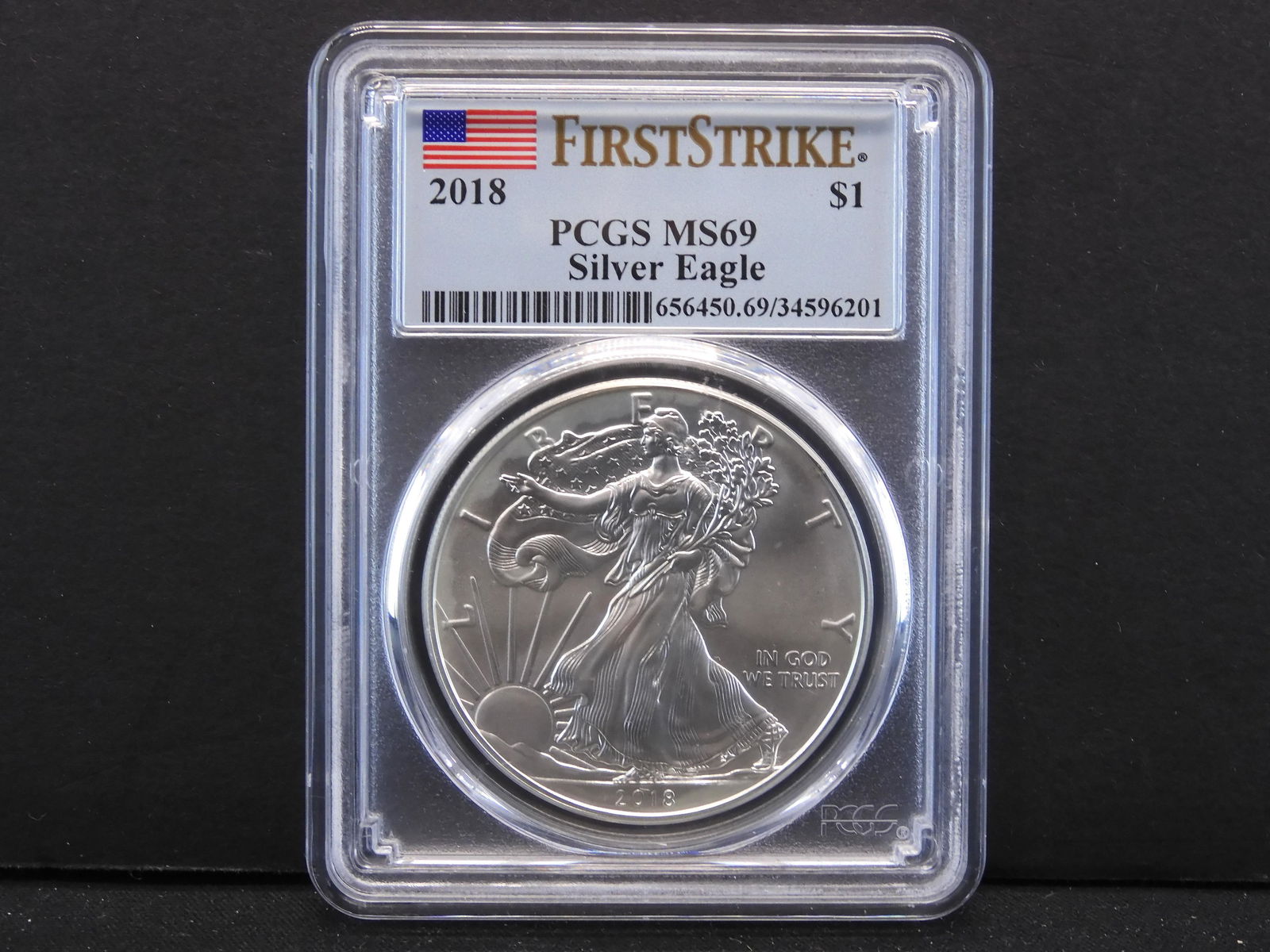 2018 PCGS MS69 American Silver Eagle - First Strike! (1 of 4)