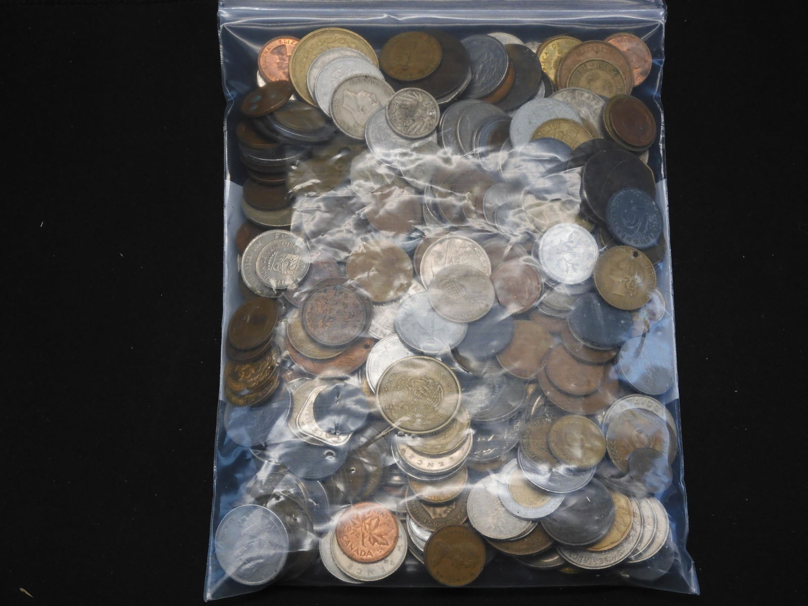 3.4 Lbs. World Coins - Various Countries (1 of 8)