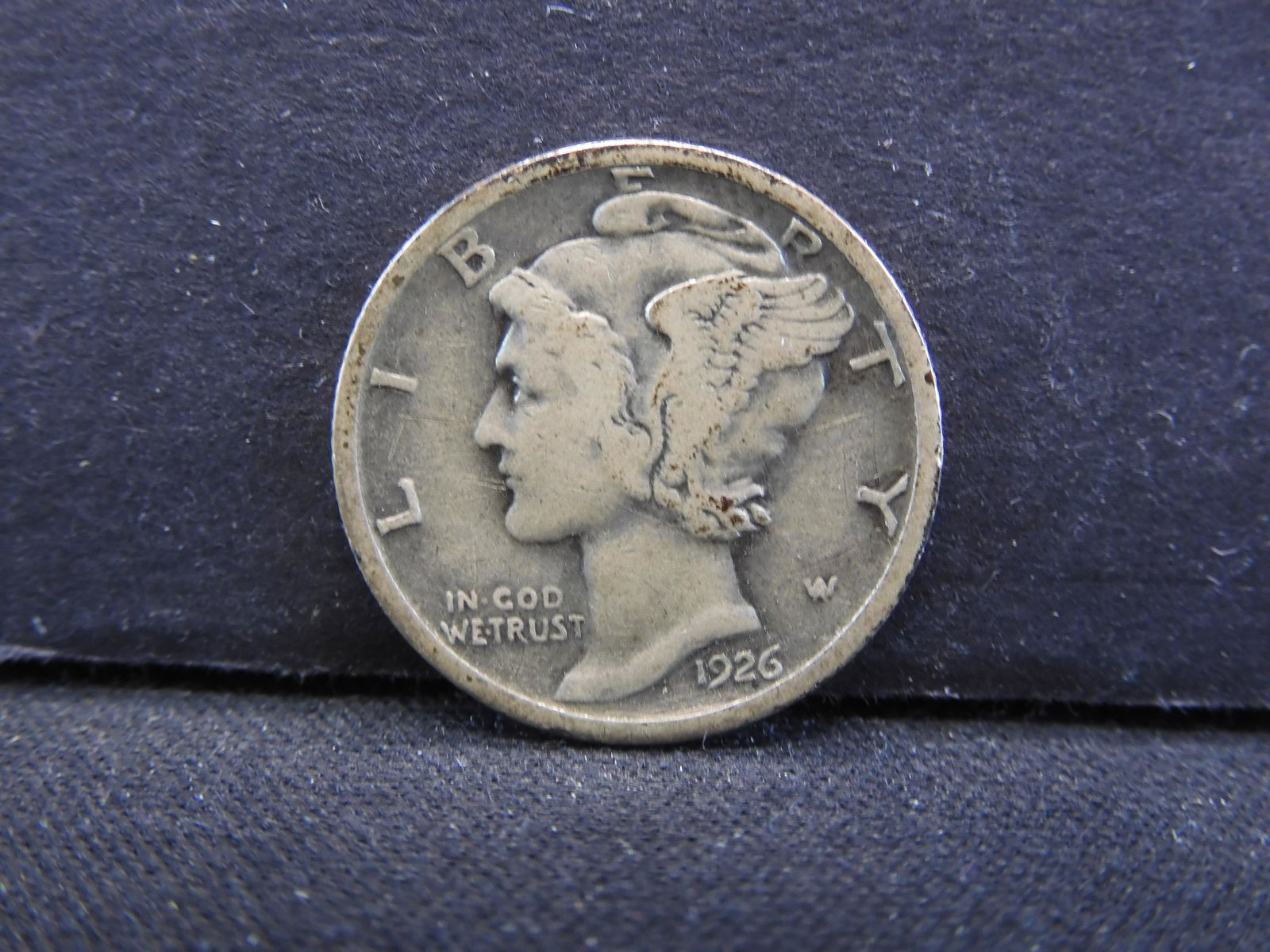 1926-S Mercury Dime.  SEMI-KEY DATE!!  VF (1 of 2)