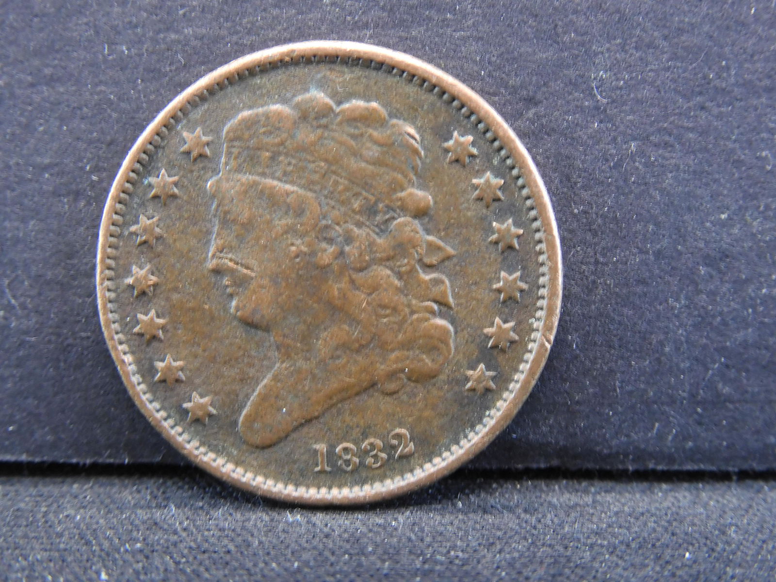 1832 Classic Head Half-Cent.  HUGE DETAIL!! (1 of 2)