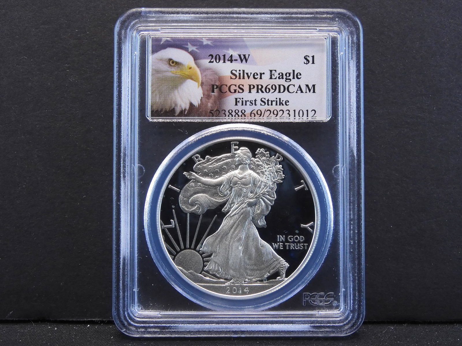 2014-W PCGS PR69 DCAM American Silver Eagle - 1st (1 of 4)