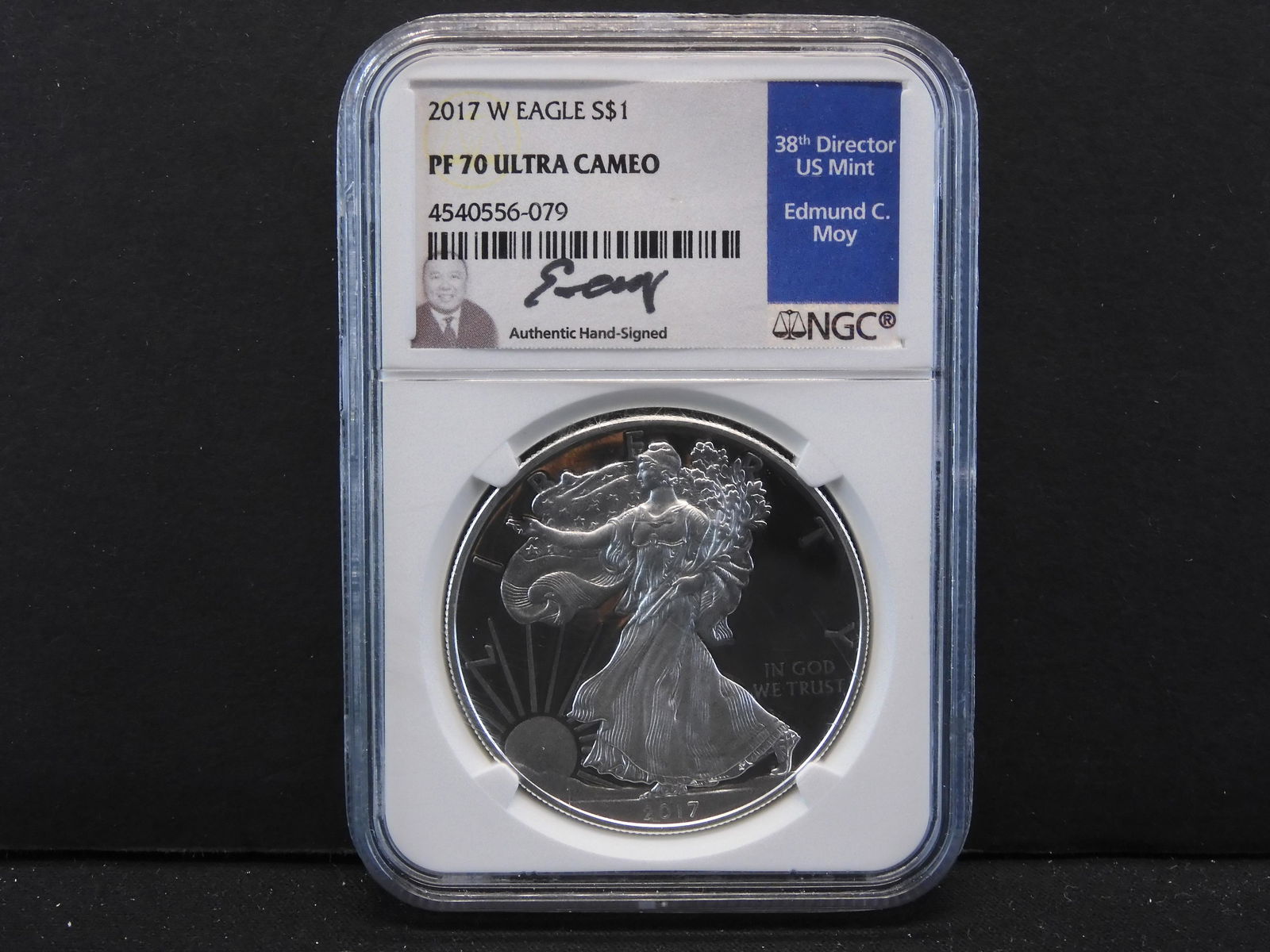 2017-W NGC PF70 Ultra Cameo American Silver Eagle - (1 of 4)